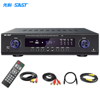 先科(SAST) K-60 家用功放机2.0声道专业大功率重低音家庭影院内置蓝牙卡拉OK消原音KTV音响AV数字功放