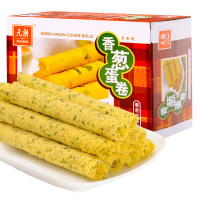 元朗 香葱蛋卷380g 点心老年人儿童酥脆糕点小吃休闲零食广东特产ZX