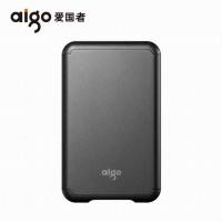 爱国者(Aigo)S7固态移动硬盘500G手机电脑外置SSD高速usb3.1 Type-c接口便携抗摔防震 黑色