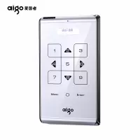 爱国者(aigo)1TB USB3.0 移动硬盘 M21触控式 自动休眠上锁 数字加密移动硬盘 数字加密2TB