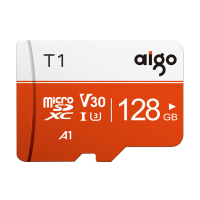 爱国者（aigo）128GB TF（MicroSD）存储卡 T1高速版 读速97MB/s