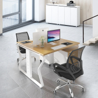 [一鹏]办公桌职员桌屏风桌员工办公位简约职员写字台电脑桌