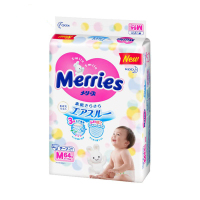 花王 日本进口 KAO妙而舒婴儿纸尿裤 中号(M) 64片