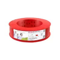 德力西(DELIXI)电线 电缆 BVR1mm² 单芯多股铜线 红色-(100米/卷)