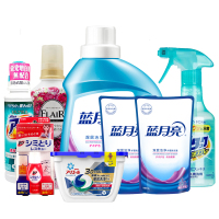 花王&宝洁&狮王&蓝月亮网红清洁组合+洗衣液套餐