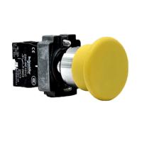 施耐德电气 XB2B按钮XB2BC51C 40mm蘑菇头按钮黄色金属(单个装)-(个)