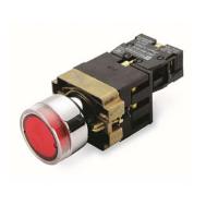 施耐德电气XB2B按钮XB2BW34M1C LED型红色金属平头按钮(单个装)-(个)