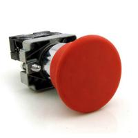 施耐德电气 XB2B按钮XB2BC42C红色40mm蘑菇头按钮金属(单个装)-(个)