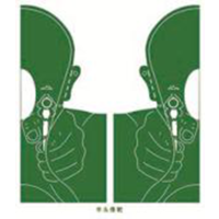 靶纸 训练专用 半头像靶 军训彩印 射击打靶纸 半身像靶 100张/包
