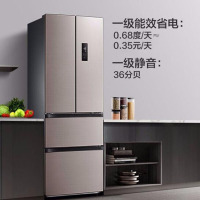 美的 320升多门冰箱变频法式 除菌净味一级能效 风冷无霜家用对开门BCD-320WTPM(E)