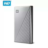 西部数据(WD)2TB Type-C移动硬盘My Passport Ultra2.5英寸 银色WDBFTM0020BSL