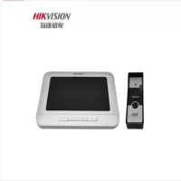 海康威视 (HIKVISION) 门禁主机 DS-KIS203 别墅楼宇高清视频对讲电子门禁可视门铃 (防水款)