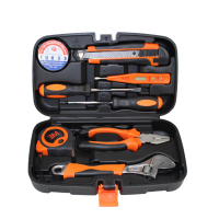 碳钢高品质家用五金工具套装车载组盒工具箱扳手款9件套