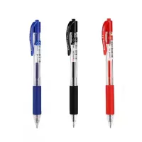齐心 K36 按动式中性笔0.5mm 匹配笔芯R929(12支/盒)