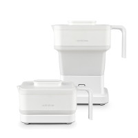 北欧欧慕 Nathome 沸腾小方电热水壶 NSH0805 14.8*10.5*16.3 (白色)