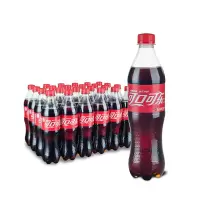 可口可乐 Coca-Cola 汽水 碳酸饮料 600ml*24瓶 整箱装