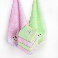 天源 TDF-1626 挂勾小猫方巾 单条装