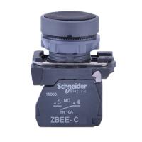 施耐德电气 XB5A按钮XB5AA21C 黑色(单个装)-(个)塑料 平头按钮