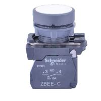 施耐德电气 XB5A按钮XB5AA11C 白色(单个装)-(个)塑料 平头按钮