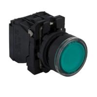 施耐德电气 XB5A按钮XB5AW33M1C绿色(单个装)-(个)塑料 LED型平头按钮