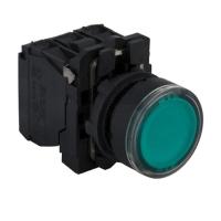 施耐德电气 XB5A按钮XB5AW33B1C绿色(单个装)-(个)塑料 LED型平头按钮