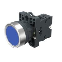 施耐德电气XA2按钮XA2EA61蓝色 塑料(单个装)-(个)平头按钮