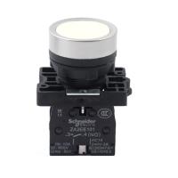 施耐德电气XA2按钮XA2EA11白色 塑料(单个装)-(个)平头按钮