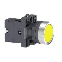 施耐德电气XA2按钮XA2EA51黄色 塑料(单个装)-(个)平头按钮