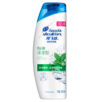 海飞丝(Head & Shoulders)去屑洗发露怡神冰凉型200ml男女士清洁止痒洗发水