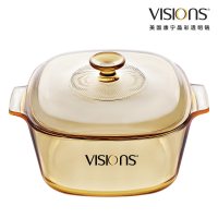 康宁(CORNING) 晶彩透明锅 VS-1.5 225*225*185mm （淡黄色）