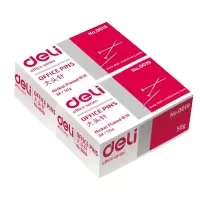 得力(deli)0019大头针金属固定针办公专用3号26MM镀镍100枚装 50盒装