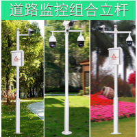 辽锦铁工 监控立杆监控道路马路杆5M白色