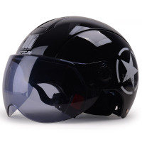 韩佐 电动车头盔安全帽男女可爱个性防晒头盔 哈雷款