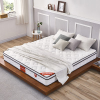 A家家具 床垫 简约现代弹簧环保透气椰棕床垫 双人床垫1.8米 卧室家具 CD100 1.8米乳胶椰棕床垫