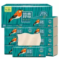 竹态 面纸巾 4层80抽*20包中规格