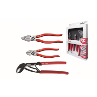 威汉 WIHA 26853 通用钳子套装 3件套(钢丝钳,斜口钳,水泵钳)(包装数量 1只)