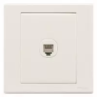 施耐德 Schneider Electric EV51TS 如意 单联电话插座EV51TS(包装数量 1个)