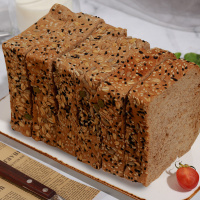 全麦面包五谷杂粮吐司无添加蔗糖低卡零早餐面包 1000g/箱 5箱