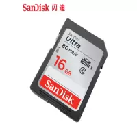 闪迪 (SanDisk) 存储卡 SD16G/80M 相机SD高速存储卡 高速连拍 读取80MB/S
