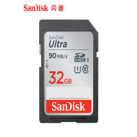 闪迪 (SanDisk) 存储卡 SD32G/80M 相机SD高速存储卡 高速连拍 读取80MB/S