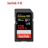 闪迪 (SanDisk) 存储卡 SD128G/170M 相机SD高速存储卡 高速连拍 读取170MB/S