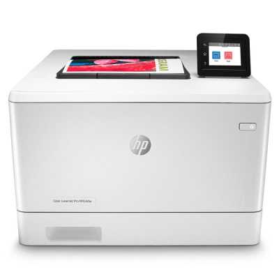 惠普(HP)M454dw彩色激光打印机 彩色打印 液晶显示屏 自动双面打印 无线连接