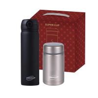 膳魔师 品红系列 保温杯 焖烧罐套装 CS0890J 黑色