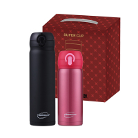 膳魔师 品红系列 保温杯套装CS0850J 黑色
