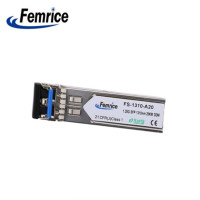 Femrice千兆光纤网卡原装英特尔Intel芯片pci-e服务器网卡有线网卡 千兆单模模块1.25G SFP 20KM