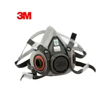 3M 6200防甲醛防有机气体防化工喷漆防毒防尘半面罩 /1个