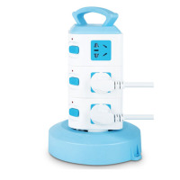 [精选]广博(GuangBo)NB17001 2.8延长线12位立体插座 1个价格