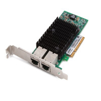Femrice 万兆光纤网卡原装英特尔Intel芯片pci-e服务器网卡 有线网卡 Intel X540-T2双电口
