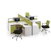 一利 隔断桌 30款铝合金 四人尺寸:2830*2430*1100 (不含柜) 单个价格