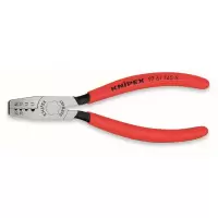 凯尼派克 KNIPEX 97 61 145 A 压线钳(套管式端子,抛光头,塑料套柄)(包装数量 1把)